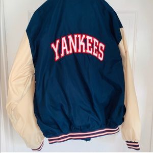Vintage Reebok New York Yankees Snap Jacket